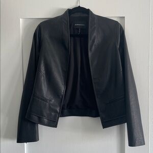 BCBGMaxAzria Black Open-Front Jacket